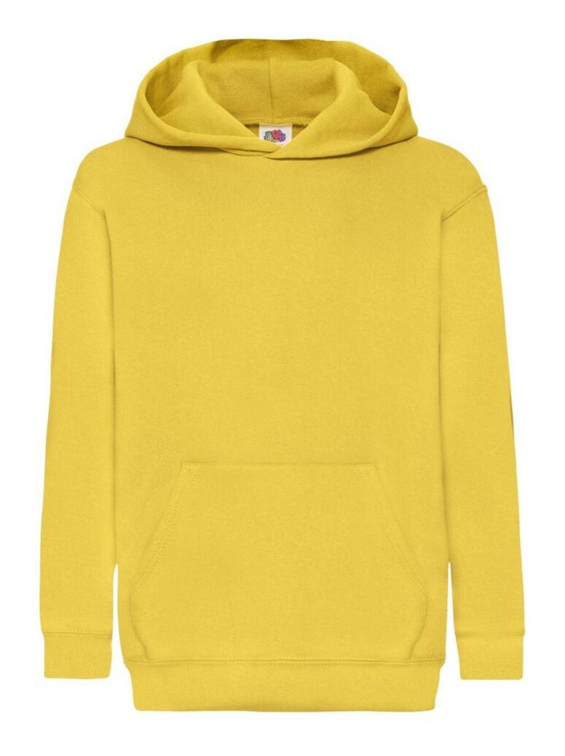 Fruit of the Loom - Sweat à capuche CLASSIC Jaune - Kiabi