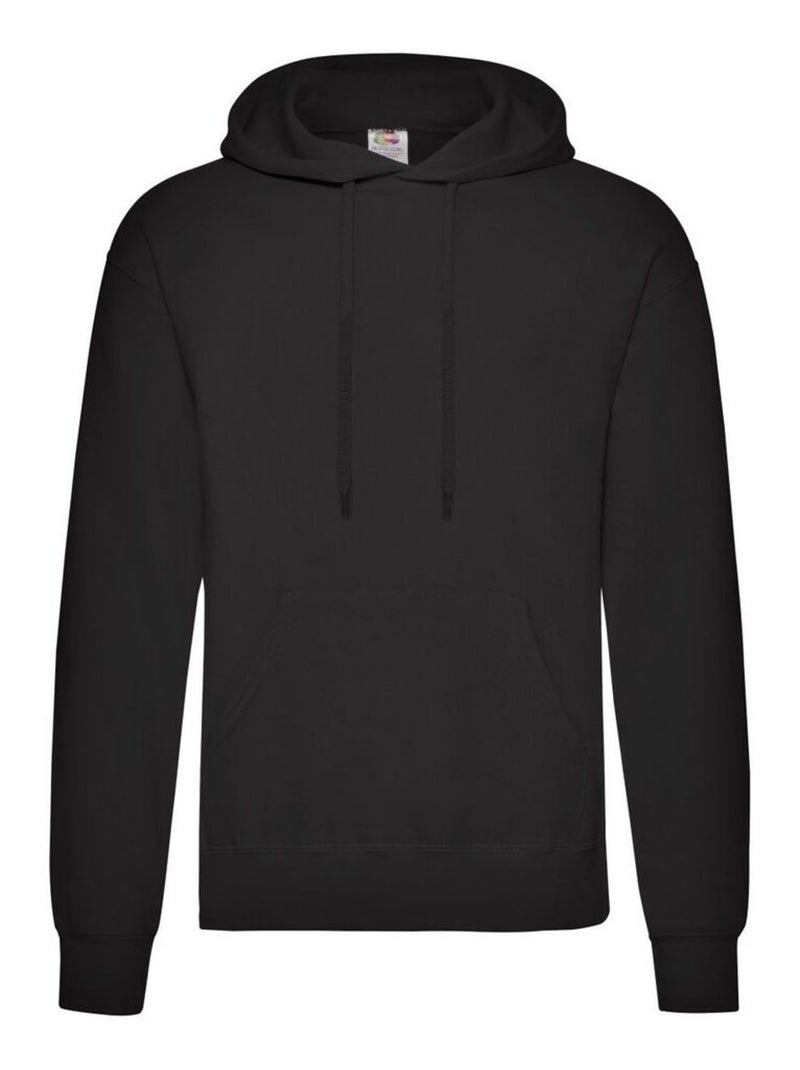 Fruit of the Loom - Sweat à capuche CLASSIC Noir - Kiabi
