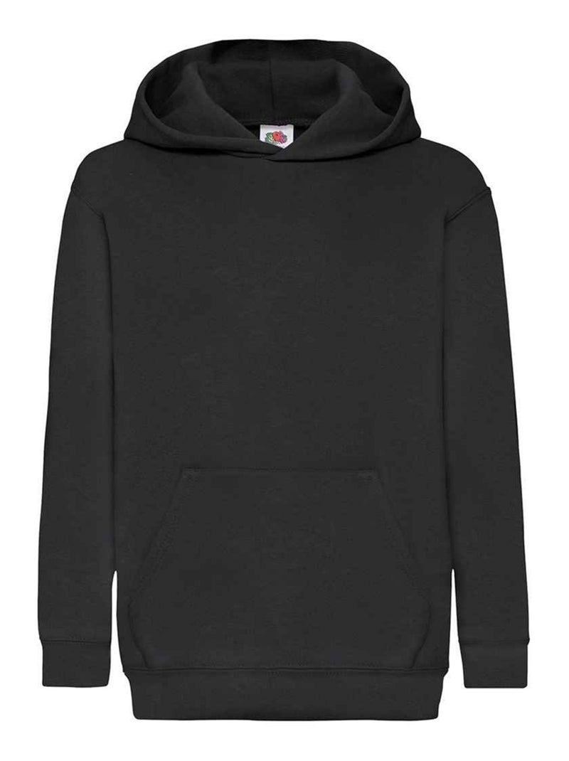 Fruit of the Loom - Sweat à capuche CLASSIC Noir - Kiabi