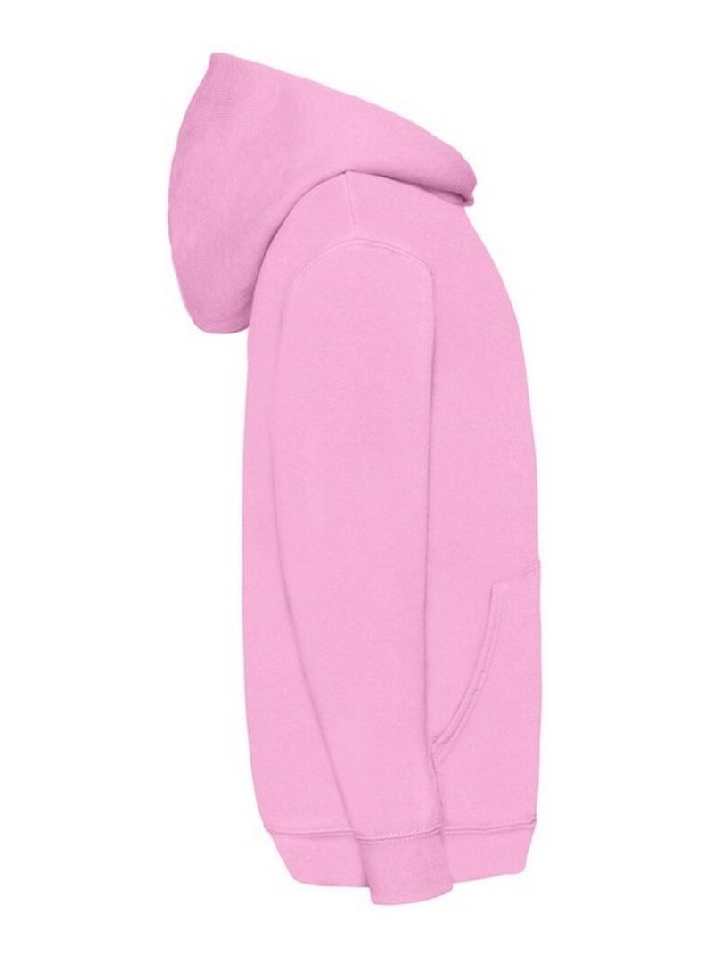 Fruit of the Loom - Sweat à capuche CLASSIC Rose clair - Kiabi