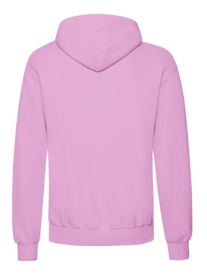 Fruit of the Loom - Sweat à capuche CLASSIC Rose clair - Kiabi