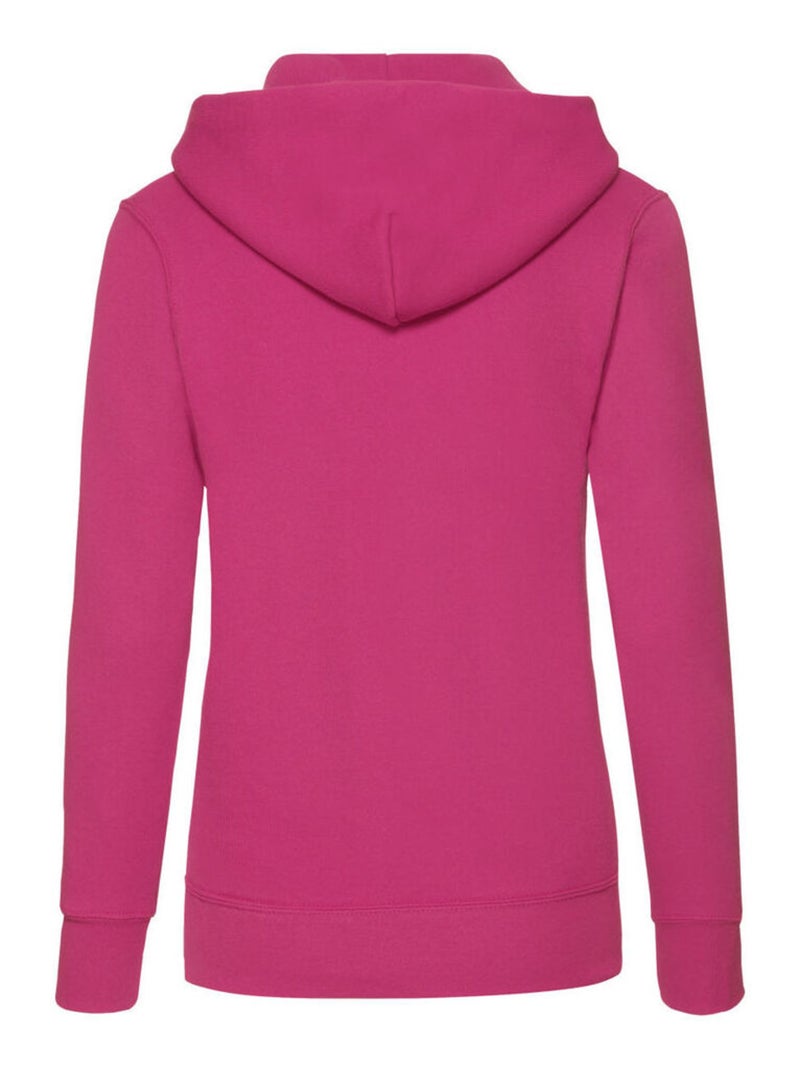 Fruit of the Loom - Sweat à capuche CLASSIC Rose fushia - Kiabi