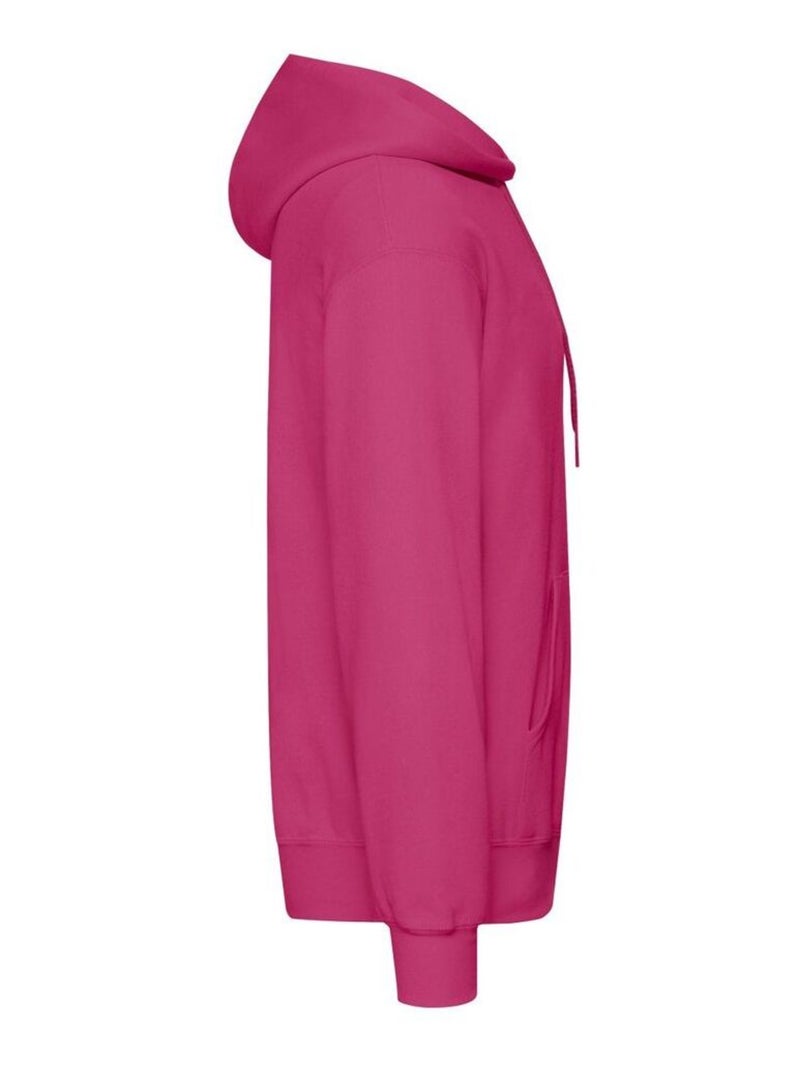 Fruit of the Loom - Sweat à capuche CLASSIC Rose fushia - Kiabi