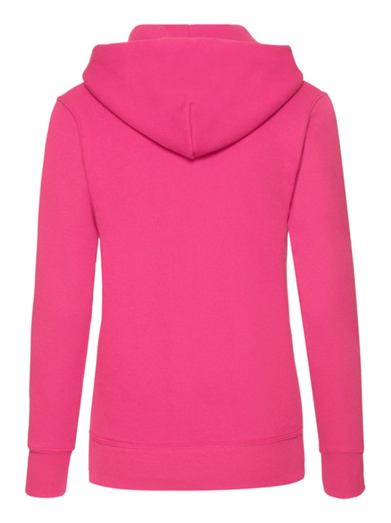 Fruit of the Loom - Sweat à capuche CLASSIC Rose fushia - Kiabi