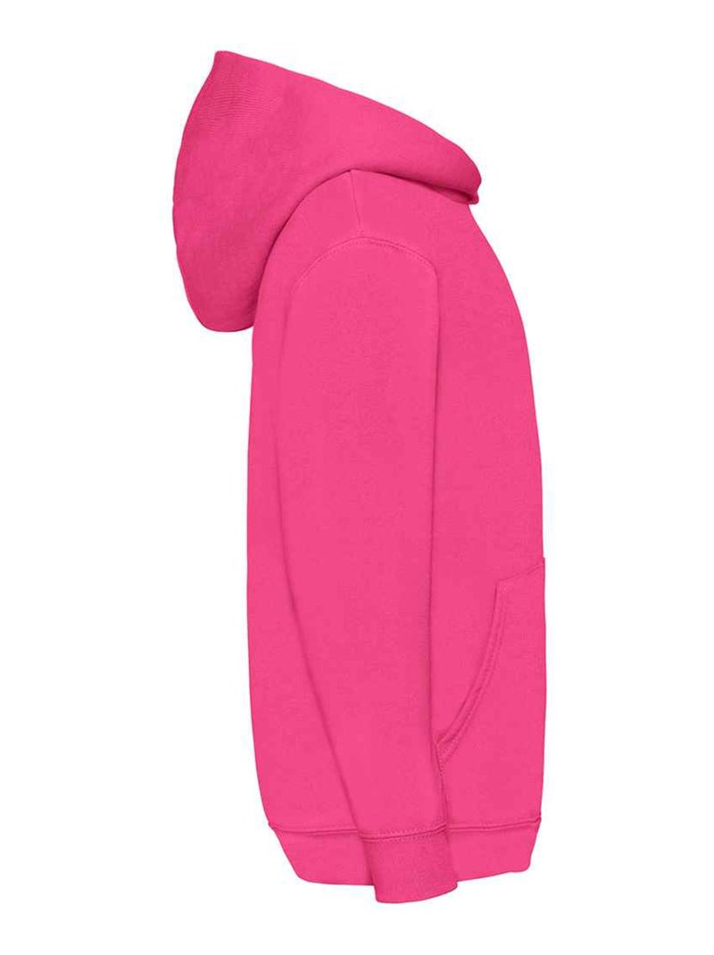 Fruit of the Loom - Sweat à capuche CLASSIC Rose fushia - Kiabi