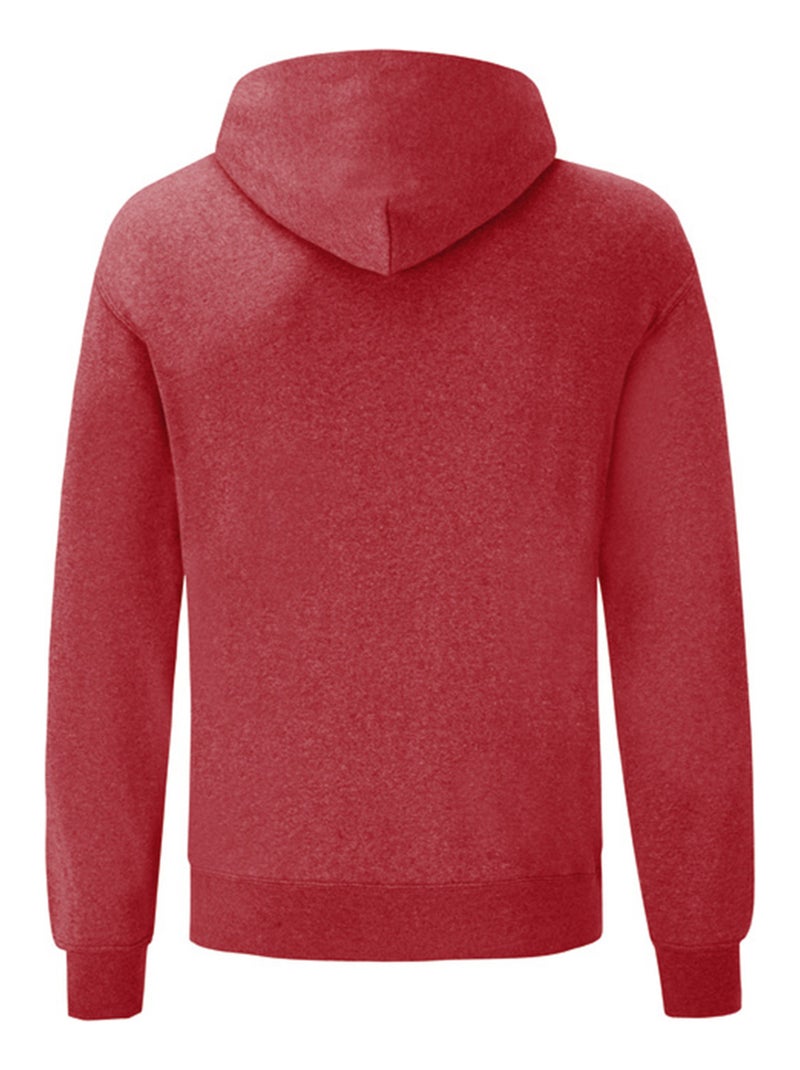 Fruit of the Loom - Sweat à capuche CLASSIC Rouge carmin - Kiabi