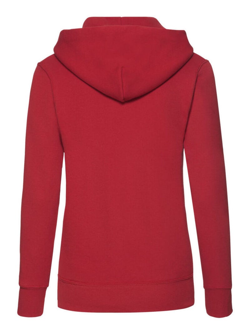 Fruit of the Loom - Sweat à capuche CLASSIC Rouge - Kiabi