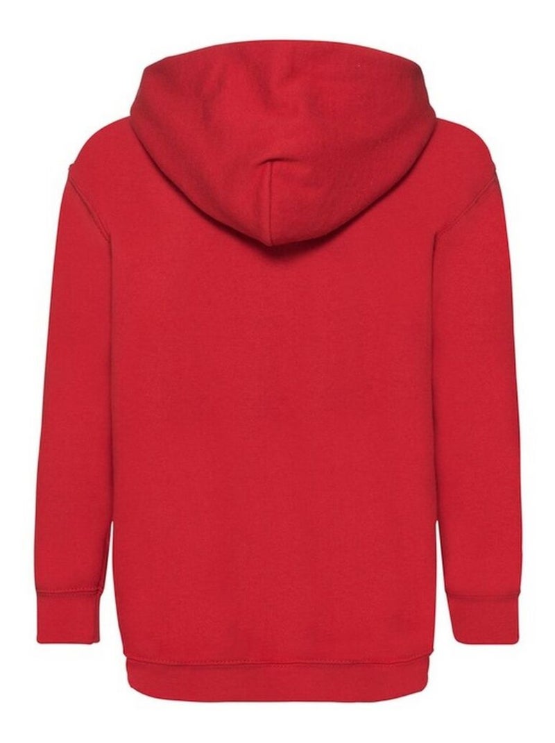 Fruit of the Loom - Sweat à capuche CLASSIC Rouge - Kiabi