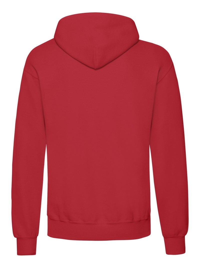 Fruit of the Loom - Sweat à capuche CLASSIC Rouge - Kiabi
