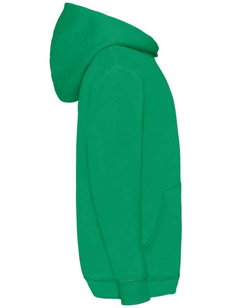 Fruit of the Loom - Sweat à capuche CLASSIC Vert émeraude - Kiabi