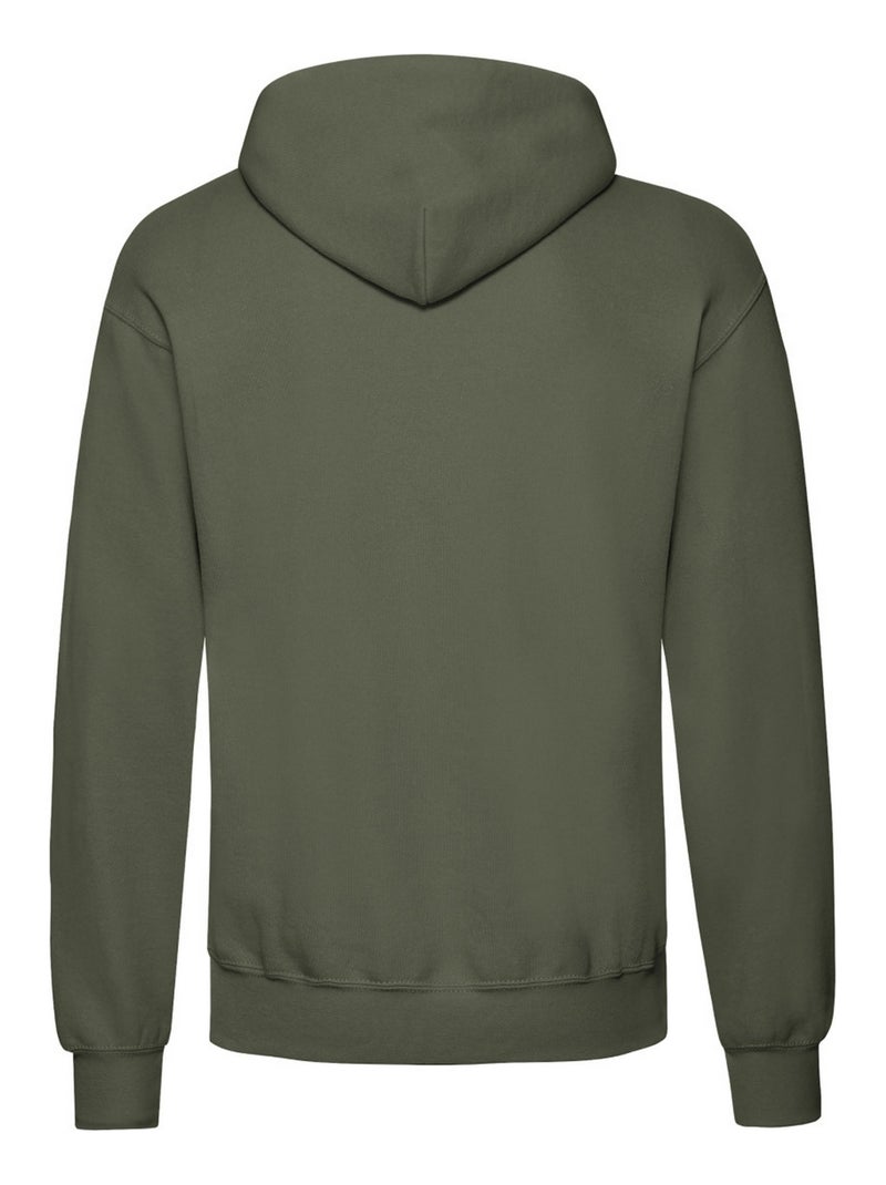 Fruit of the Loom - Sweat à capuche CLASSIC Vert olive - Kiabi