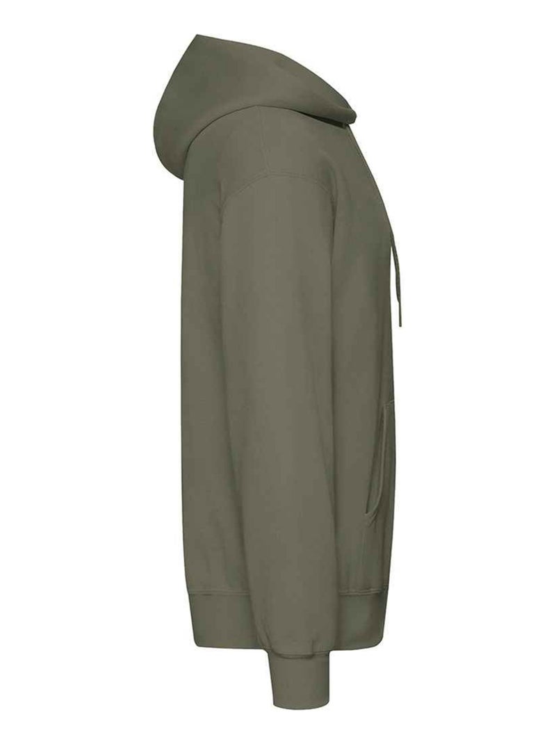 Fruit of the Loom - Sweat à capuche CLASSIC Vert olive - Kiabi