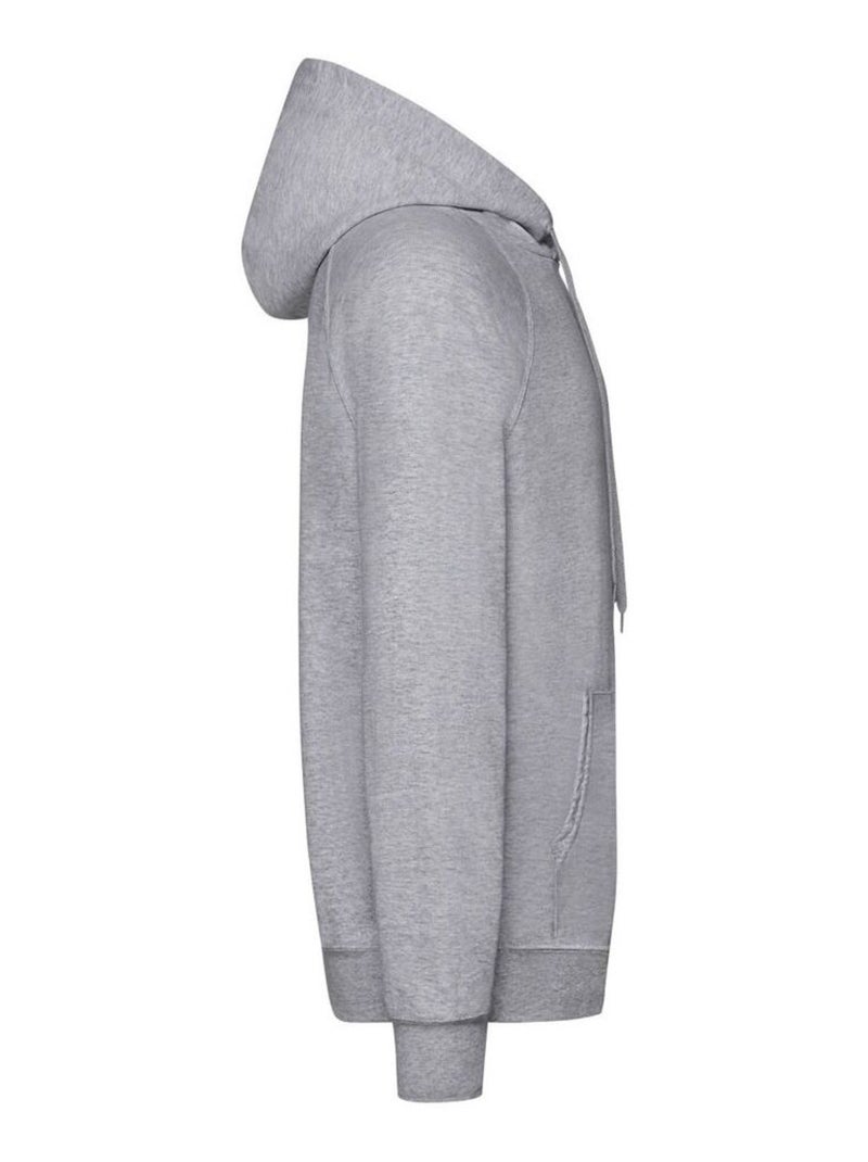 Fruit of the Loom - Sweat à capuche Gris chiné - Kiabi