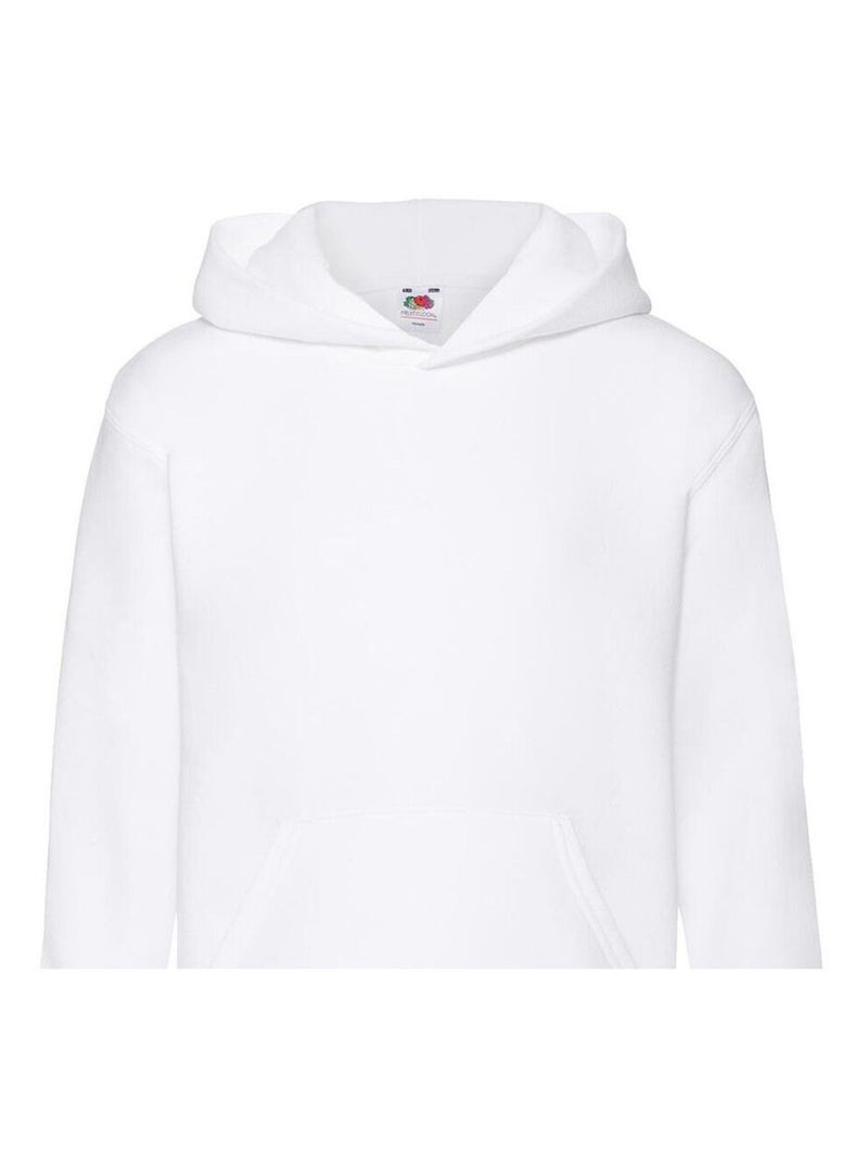 Fruit of the Loom - Sweat à capuche PREMIUM Blanc - Kiabi