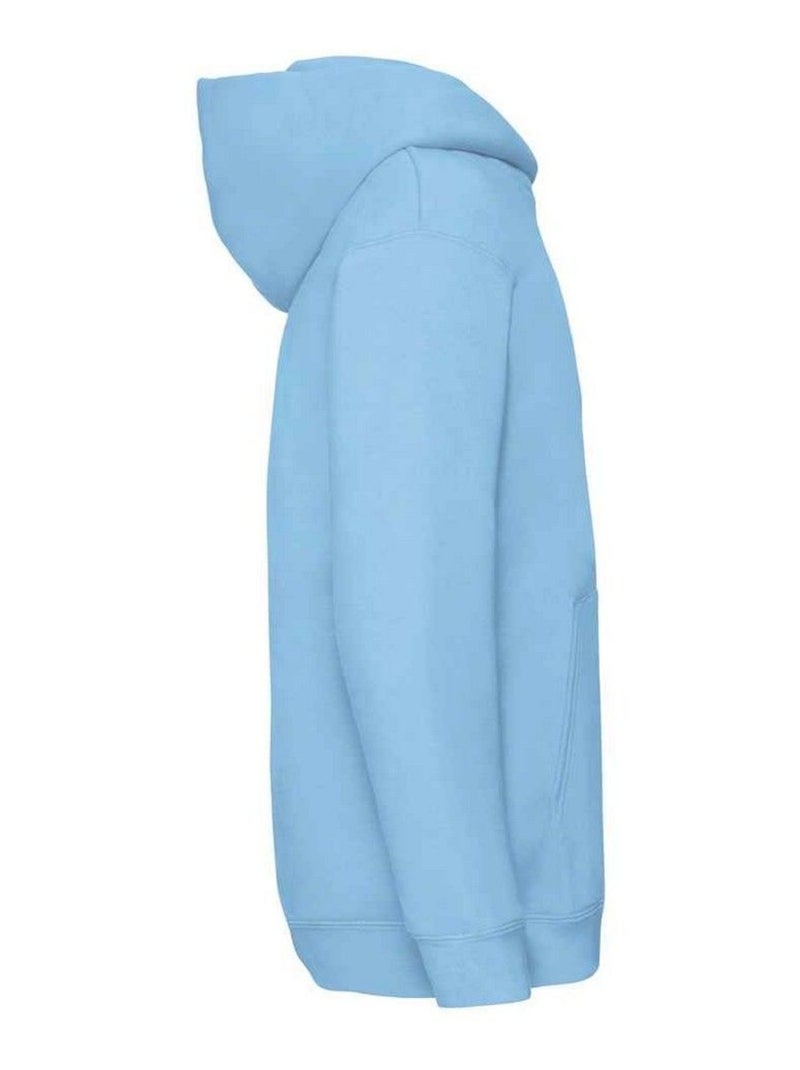 Fruit of the Loom - Sweat à capuche PREMIUM Bleu ciel - Kiabi