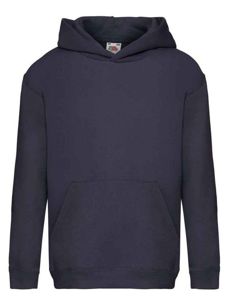 Fruit of the Loom - Sweat à capuche PREMIUM Bleu nuit - Kiabi