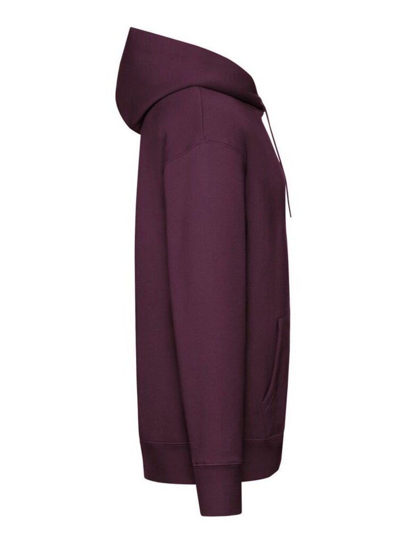 Fruit of the Loom - Sweat à capuche PREMIUM Bordeaux - Kiabi