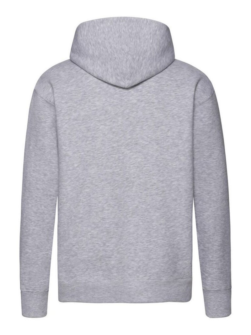 Fruit of the Loom - Sweat à capuche PREMIUM Gris chiné - Kiabi