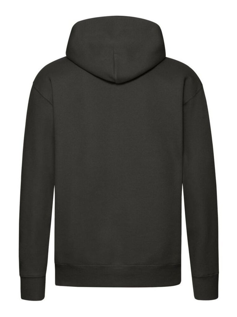 Fruit of the Loom - Sweat à capuche PREMIUM Gris Noir - Kiabi