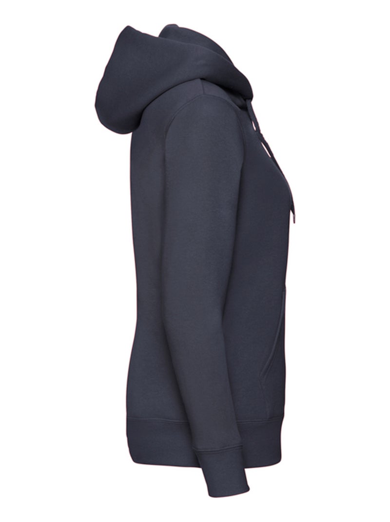 Fruit of the Loom - Sweat à capuche PREMIUM SWEAT Bleu nuit - Kiabi