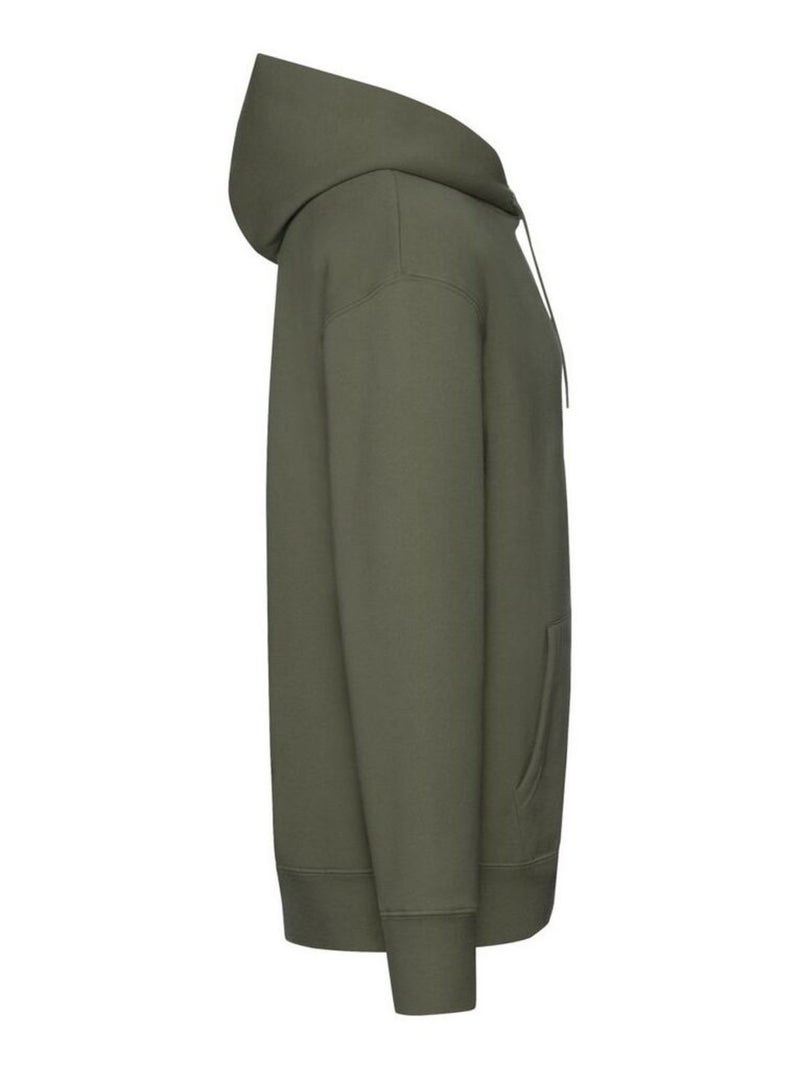 Fruit of the Loom - Sweat à capuche PREMIUM Vert olive - Kiabi