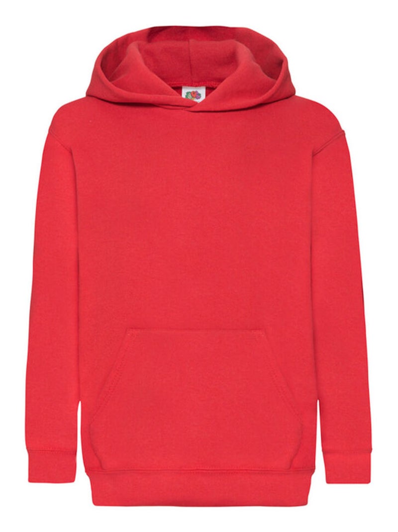 Fruit of the Loom - Sweat à capuche Rouge - Kiabi