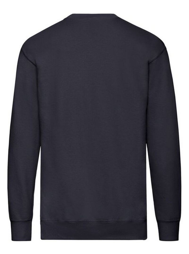 Fruit of the Loom - Sweat à manches cousues Bleu nuit - Kiabi