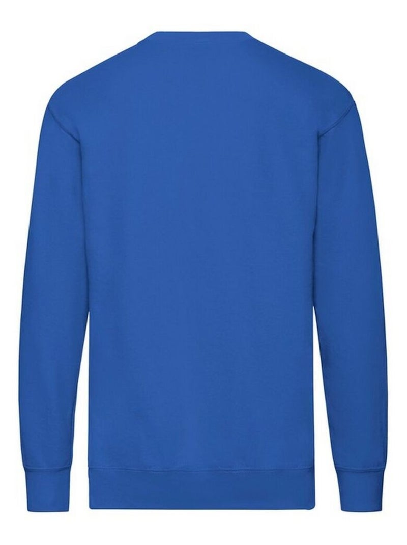 Fruit of the Loom - Sweat à manches cousues Bleu roi - Kiabi