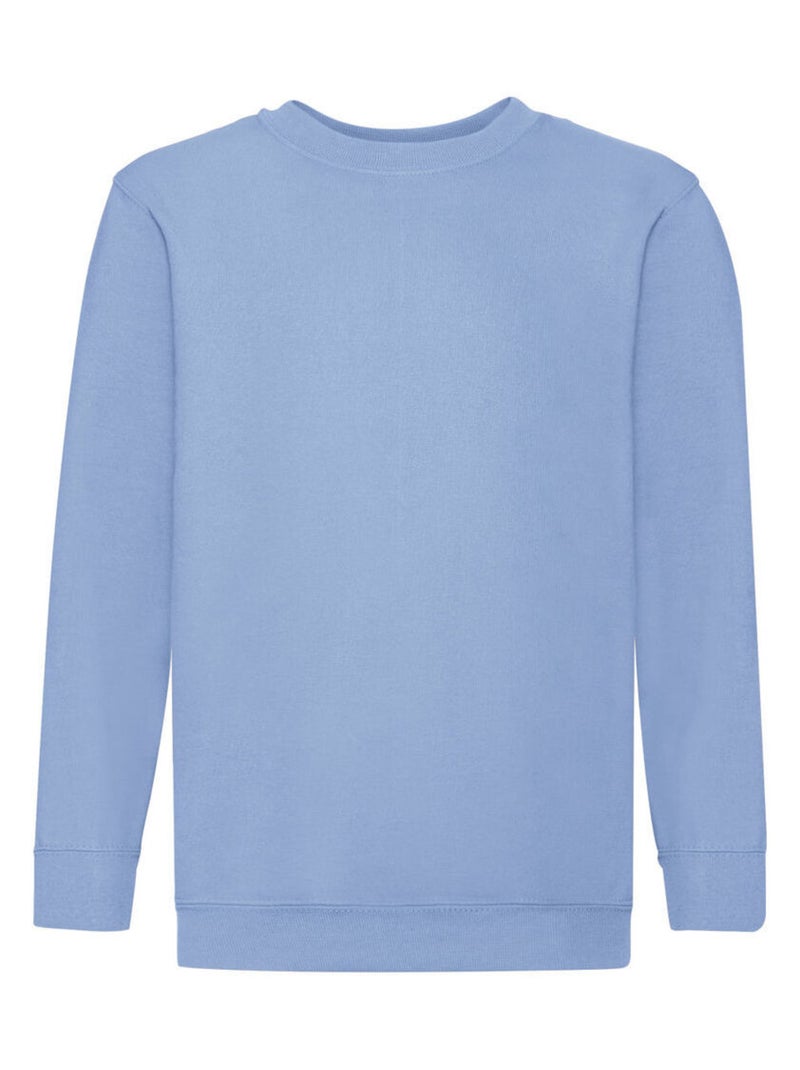 Fruit of the Loom - Sweat CLASSIC Bleu ciel - Kiabi
