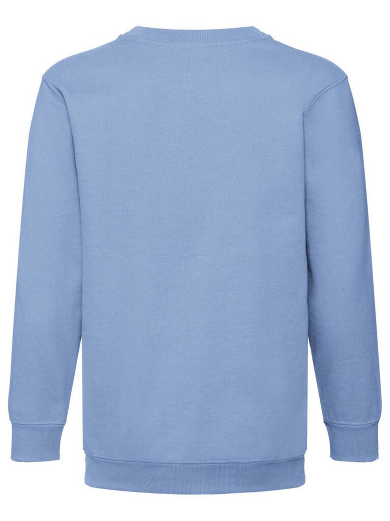 Fruit of the Loom - Sweat CLASSIC Bleu ciel - Kiabi