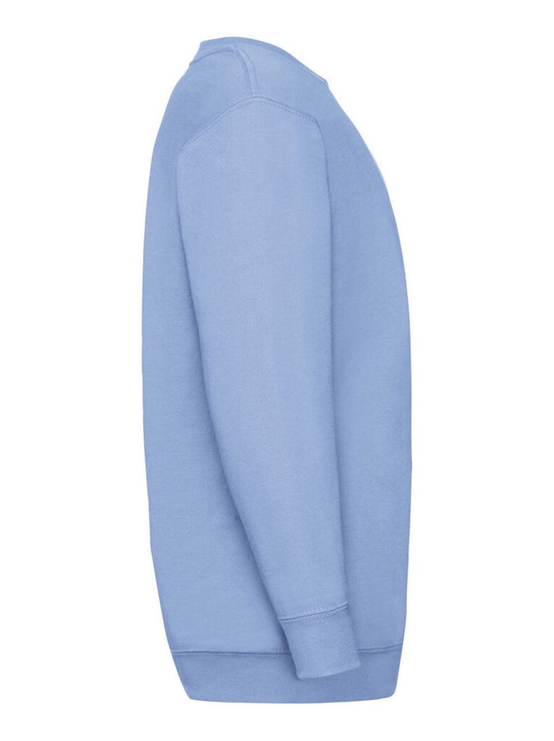 Fruit of the Loom - Sweat CLASSIC Bleu ciel - Kiabi