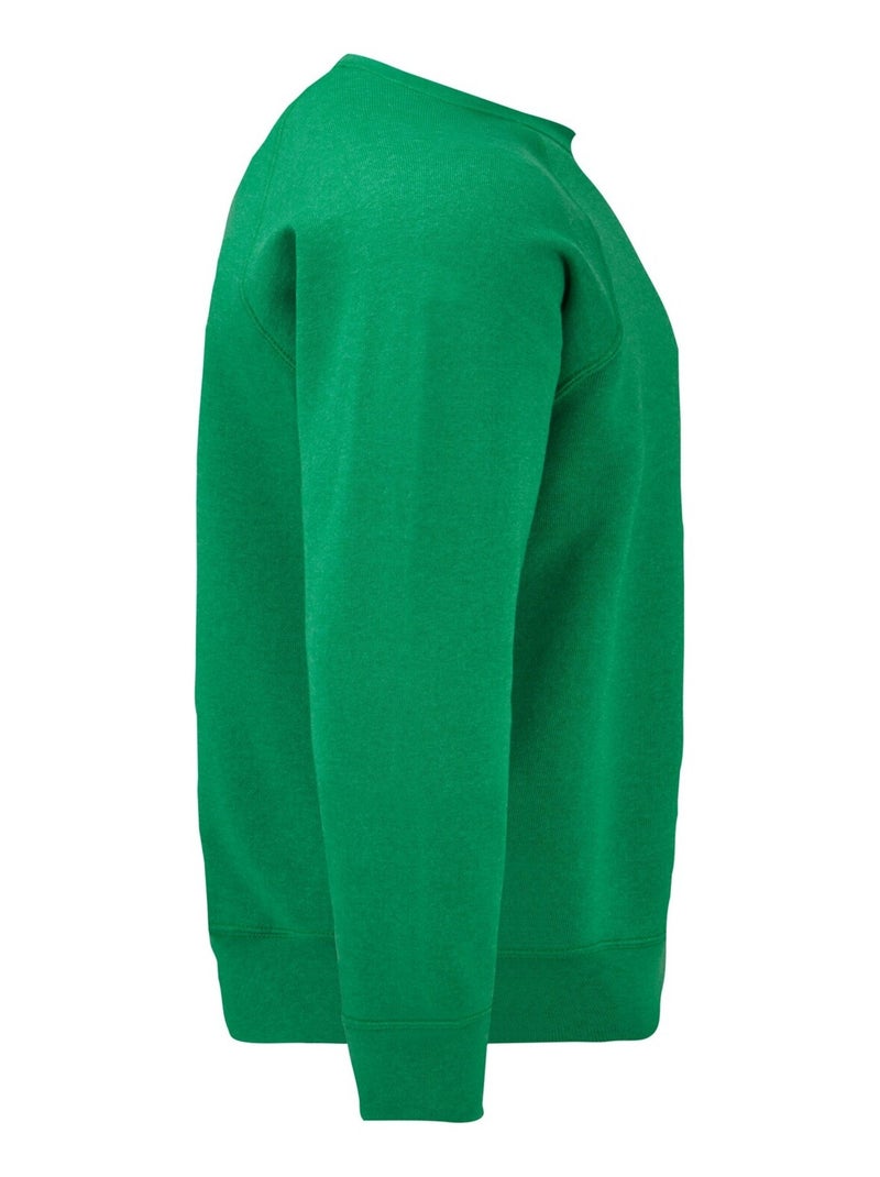Fruit of the Loom - Sweat CLASSIC Gris Vert - Kiabi