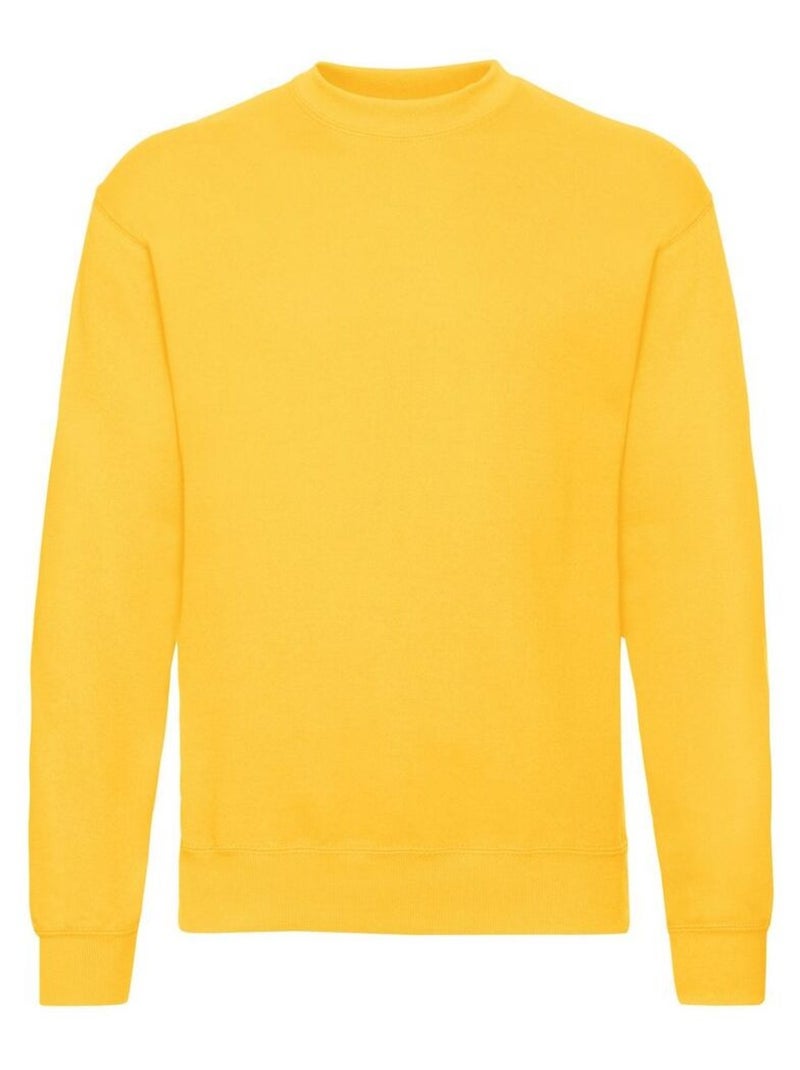 Fruit of the Loom - Sweat CLASSIC Jaune - Kiabi