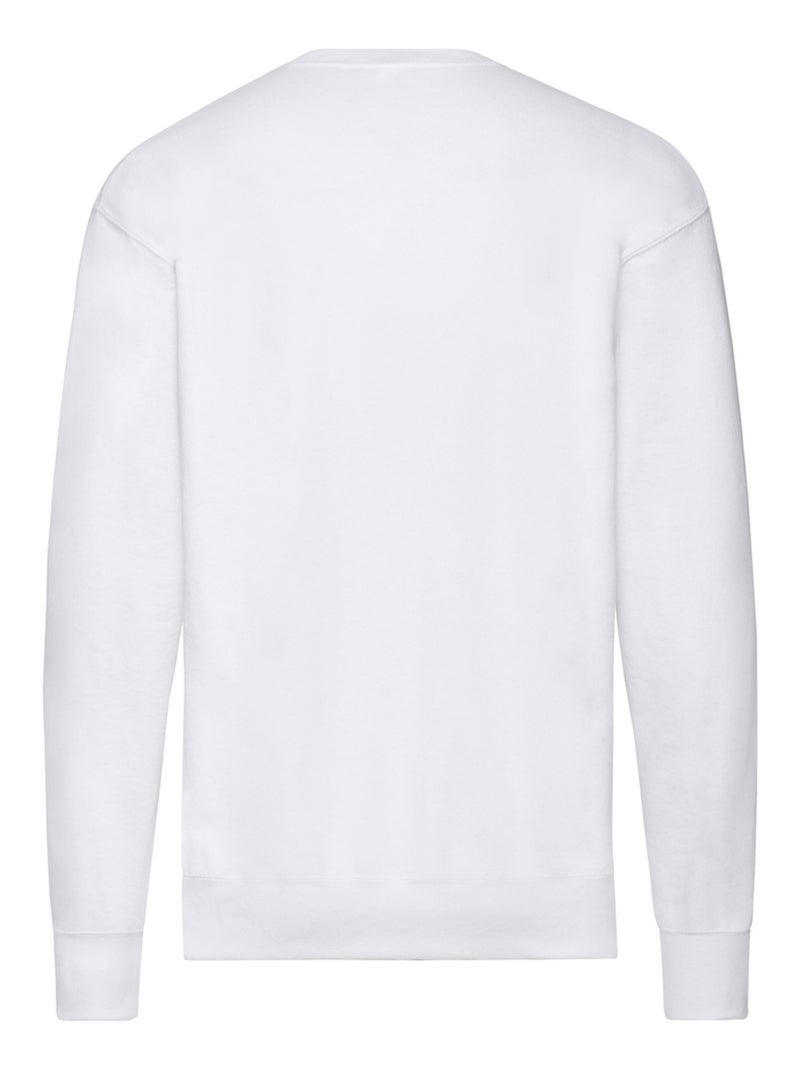 Fruit of the Loom - Sweat manches cousues Blanc - Kiabi