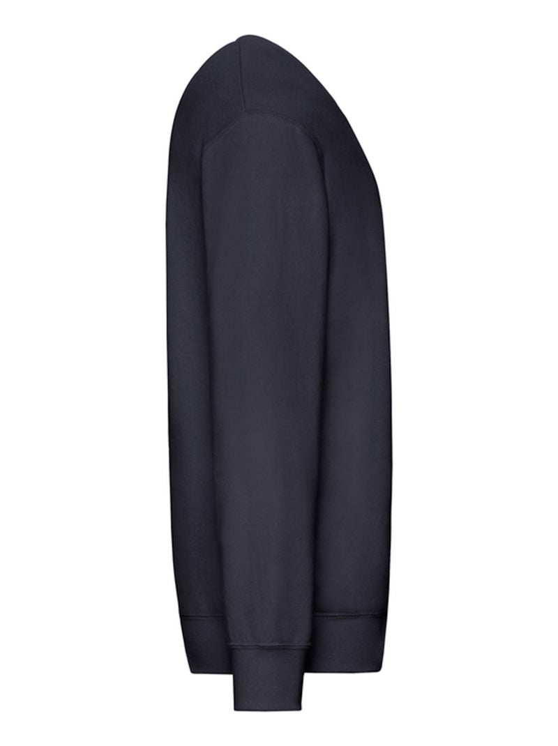 Fruit of the Loom - Sweat manches cousues Bleu nuit - Kiabi
