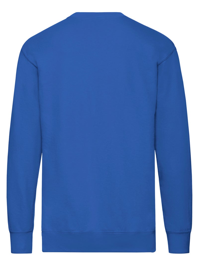 Fruit of the Loom - Sweat manches cousues Bleu roi - Kiabi