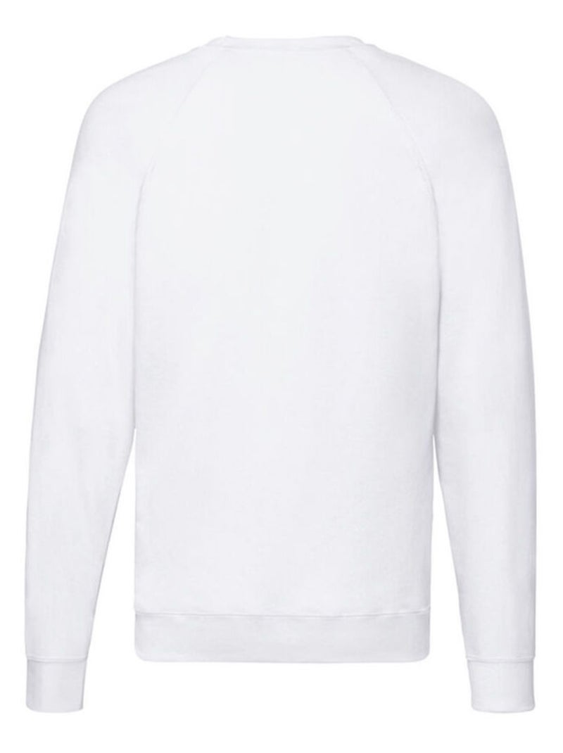 Fruit of the Loom - Sweat manches raglan Blanc - Kiabi