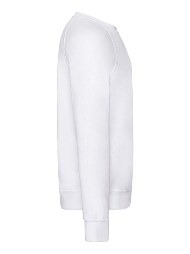 Fruit of the Loom - Sweat manches raglan Blanc - Kiabi