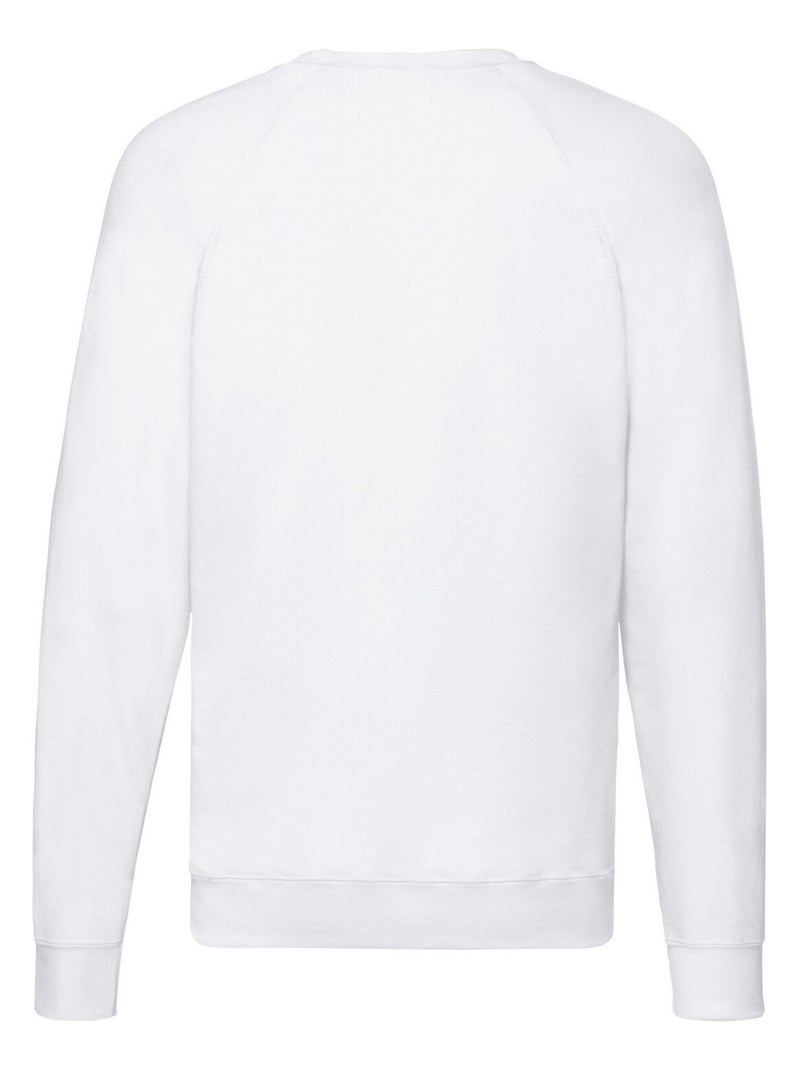 Fruit of the Loom - Sweat manches raglan Blanc - Kiabi