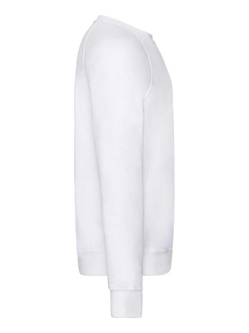 Fruit of the Loom - Sweat manches raglan Blanc - Kiabi