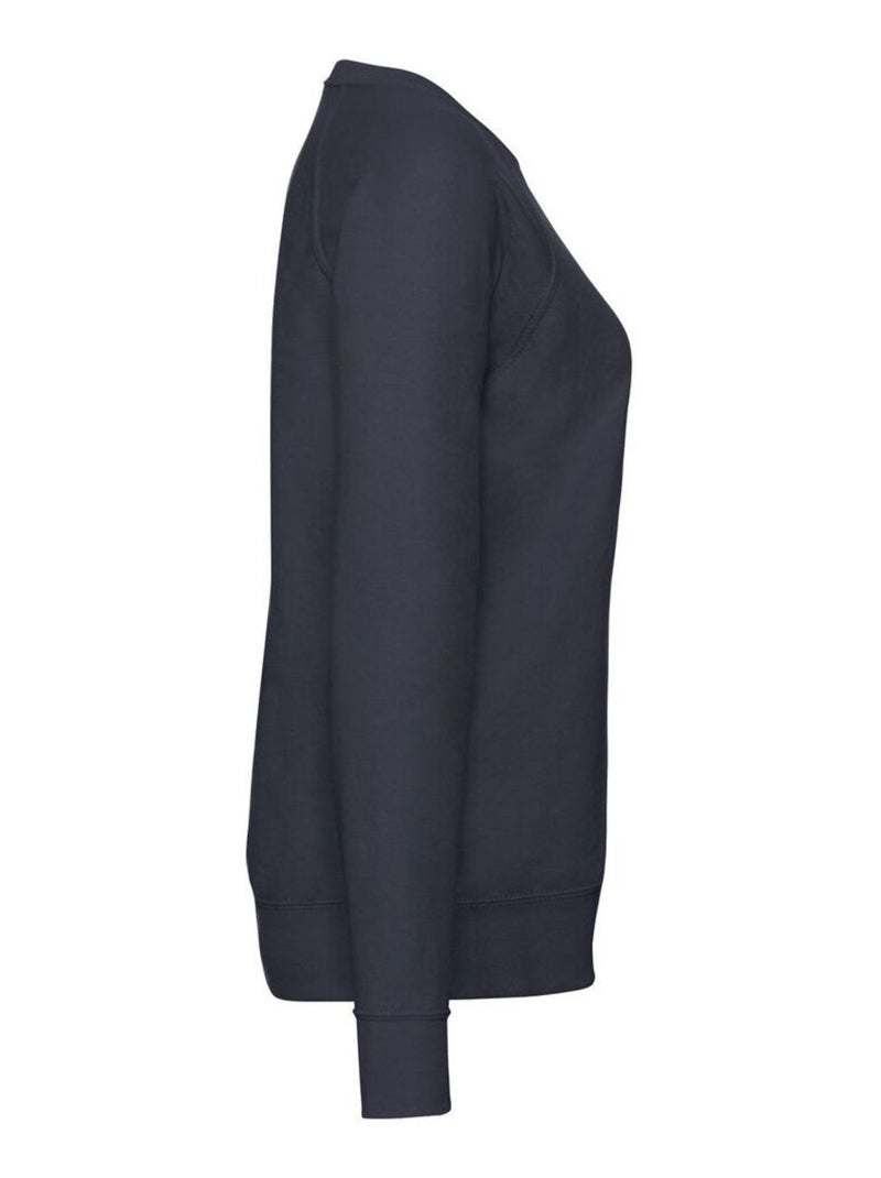 Fruit of the Loom - Sweat manches raglan Bleu nuit - Kiabi