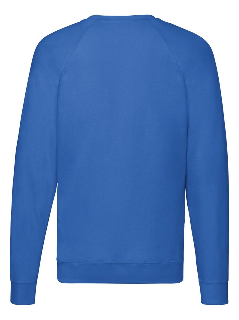 Fruit of the Loom - Sweat manches raglan Bleu roi - Kiabi