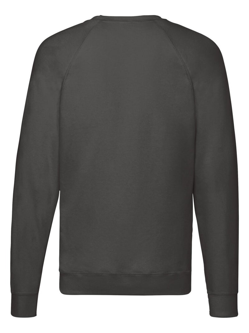 Fruit of the Loom - Sweat manches raglan Gris foncé - Kiabi