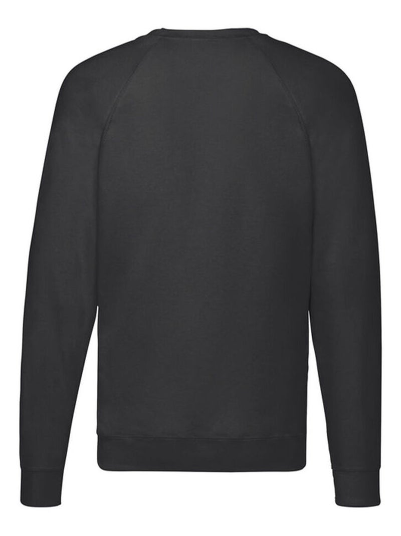 Fruit of the Loom - Sweat manches raglan Noir - Kiabi