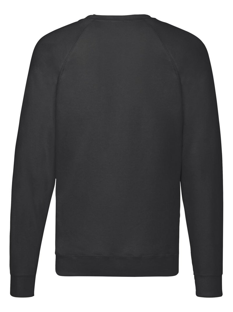 Fruit of the Loom - Sweat manches raglan Noir - Kiabi