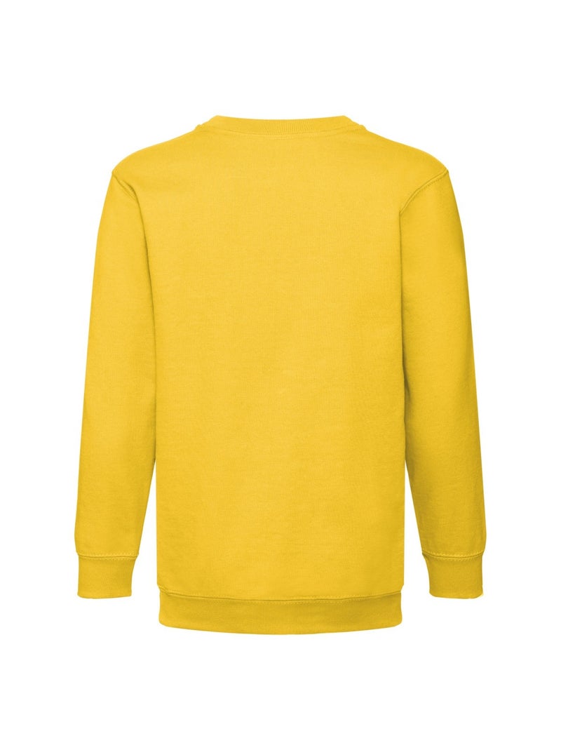 Fruit of the Loom - Sweat PREMIUM Jaune - Kiabi