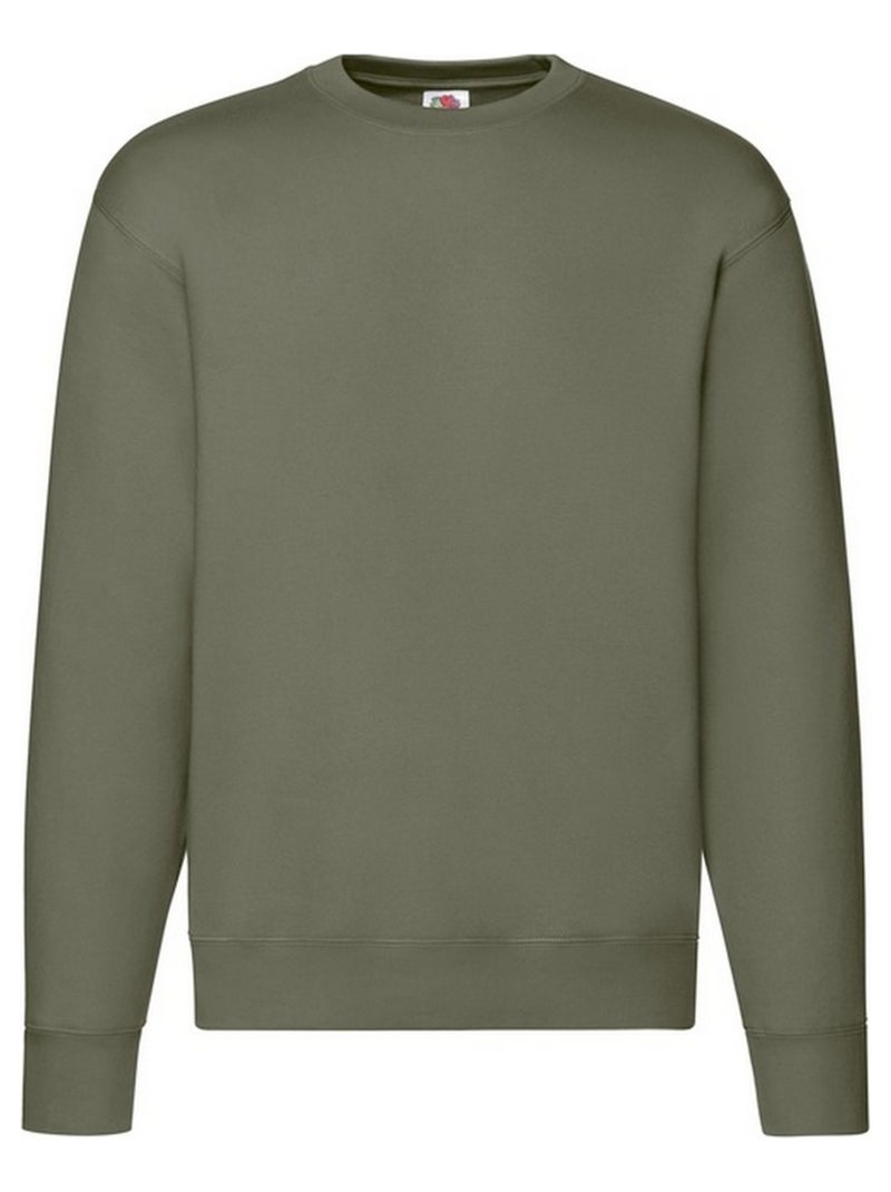Fruit of the Loom - Sweat PREMIUM Vert olive - Kiabi
