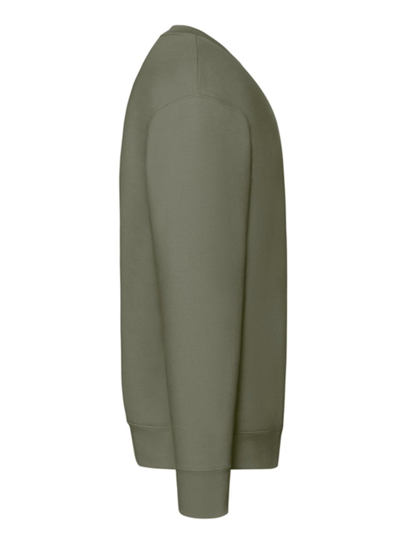 Fruit of the Loom - Sweat PREMIUM Vert olive - Kiabi