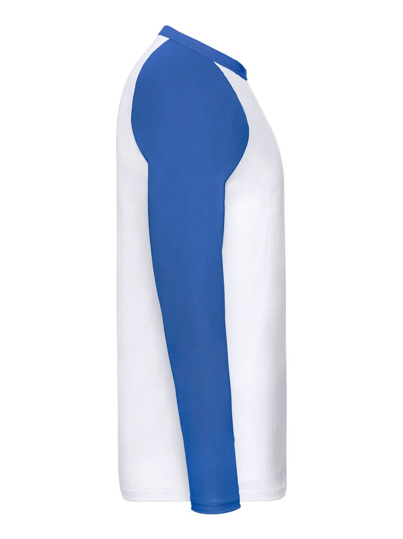 Fruit of the Loom - T-shirt BASEBALL Blanc - Kiabi