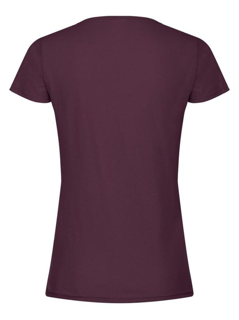 Fruit of the Loom - T-shirt Bordeaux - Kiabi
